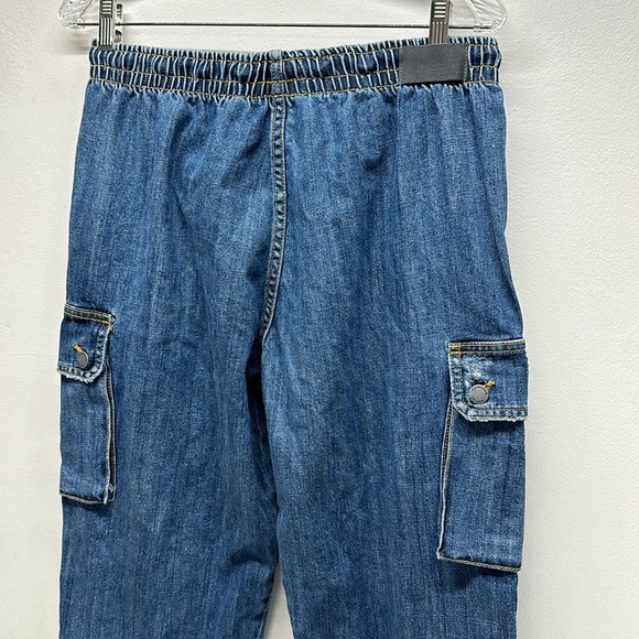 Carmar Lysander Denim Joggers Jeans Elastic Waist Drawstring Blue New Medium - Picture 6 of 8